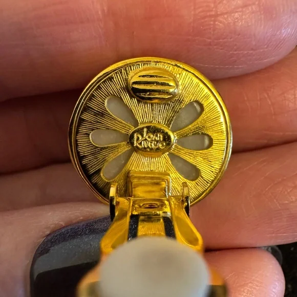 Joan Rivers Classics Collection Gold and Pearl Earrings - Picture 3 of 4